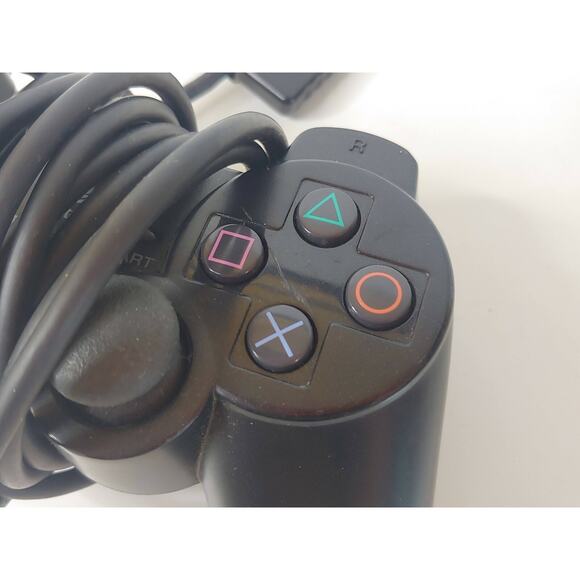 Sony Playstation Analog Controller SCPH-10010 PS2 Dualshock 2 Black - Picture 3 of 10